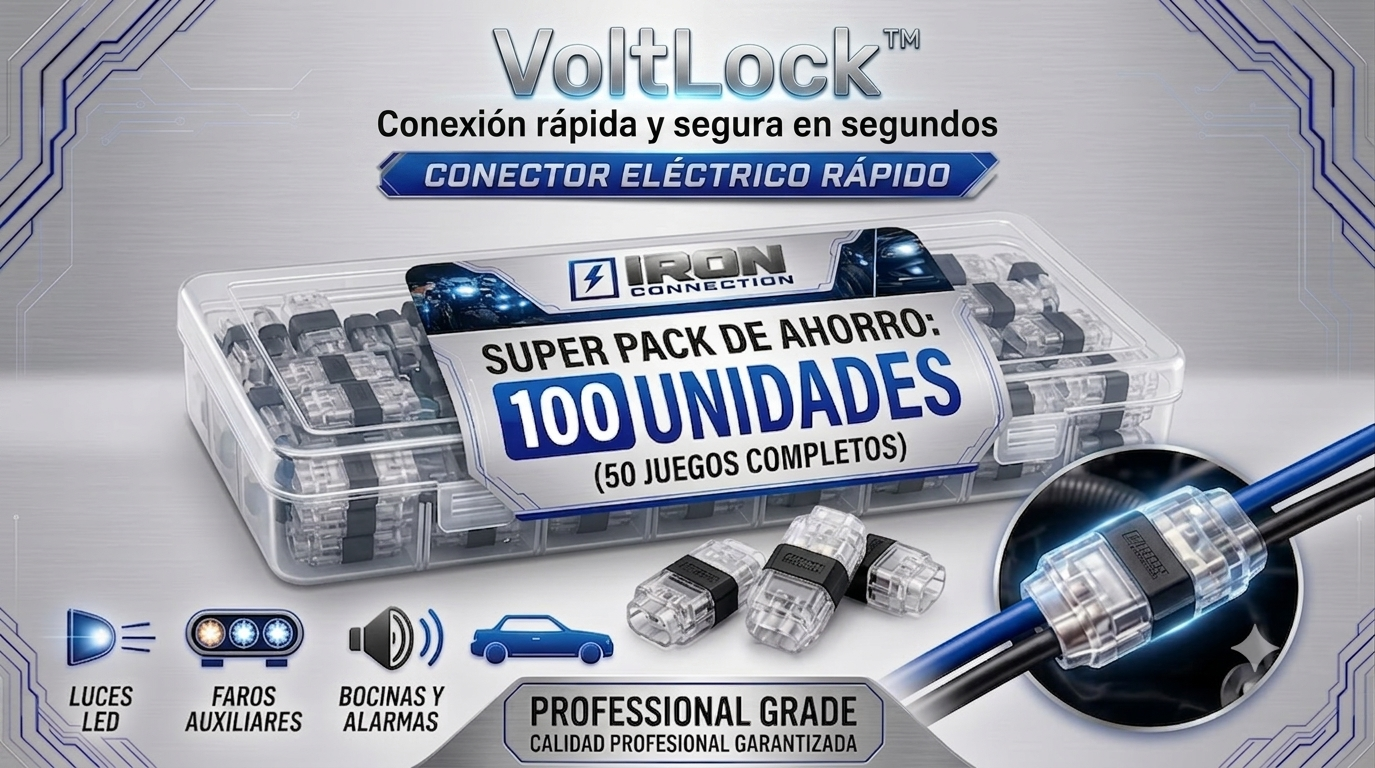 VoltLock™ SET DE 100 UND  "Conexión rápida y segura en segundos"